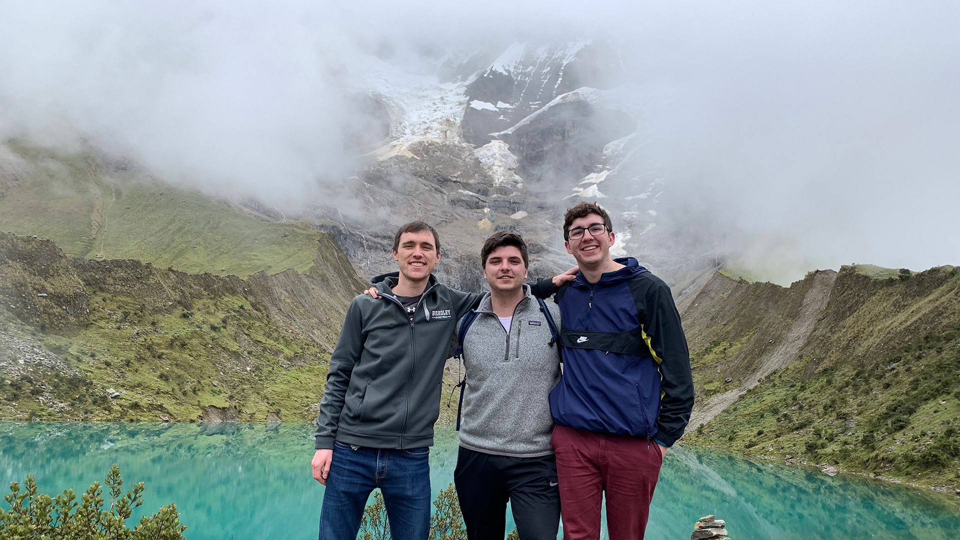 Charlie Barchett is on left (right in the picture), Jeremy Rapp in center and Michael Kuzma on right (left in pic)